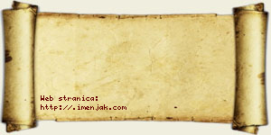 Mia Ubović vizit kartica